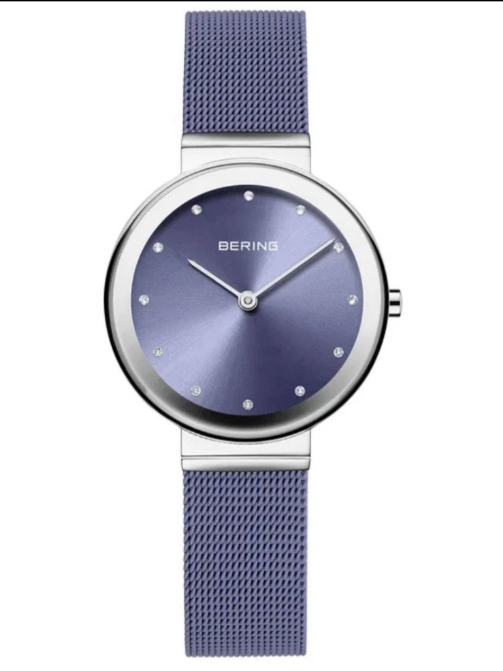 Bering Women's Watch Classic 10131-909 Lavender Dial Mesh Stainless Steel